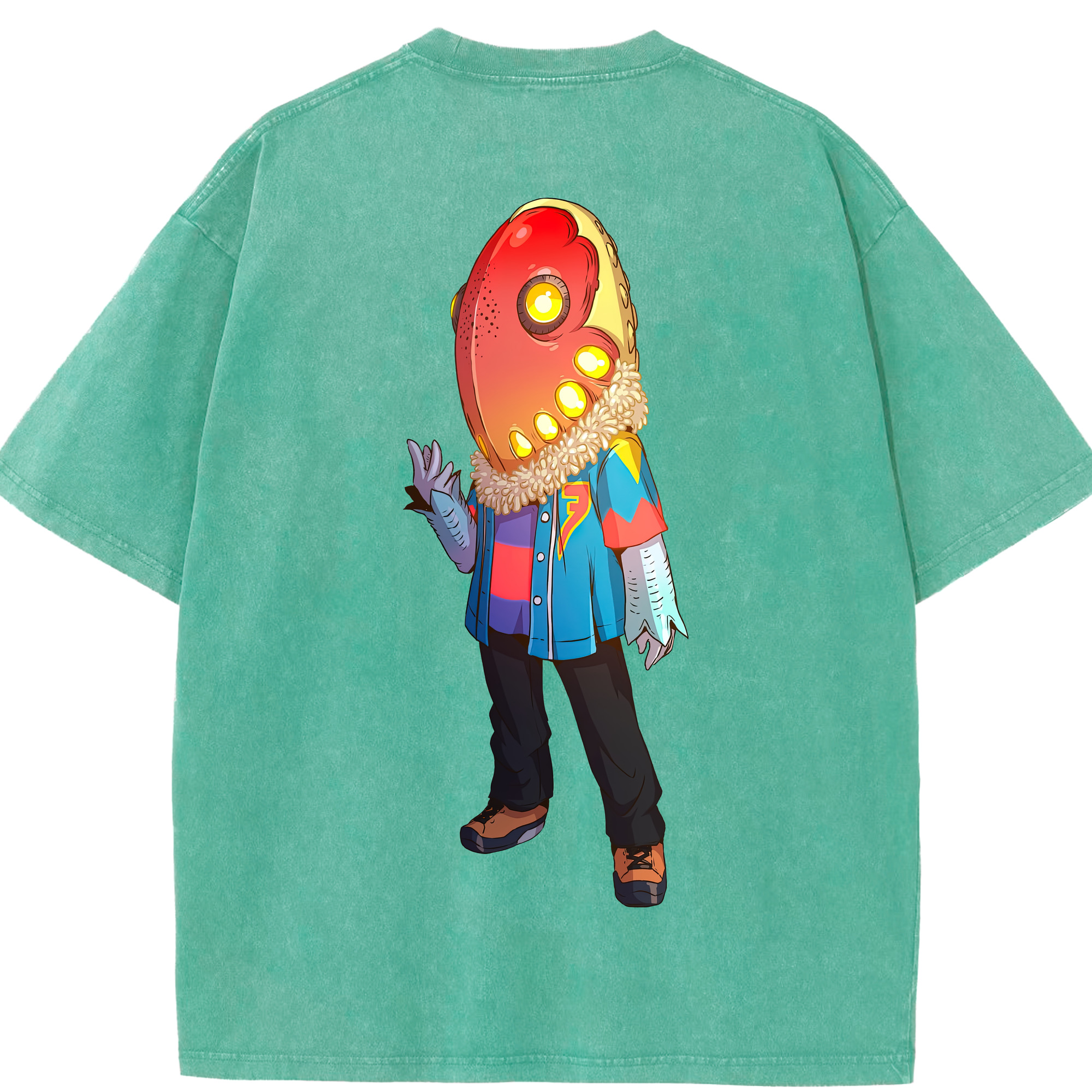 （画像用） ウルトラマン Ultraman 綿100% ヴィンテージ風 半袖Tシャツ（背面プリント）